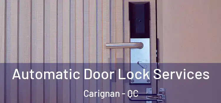 Automatic Door Lock Services Carignan - QC